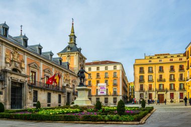 Plaza de La Villa in the old town of Madrid