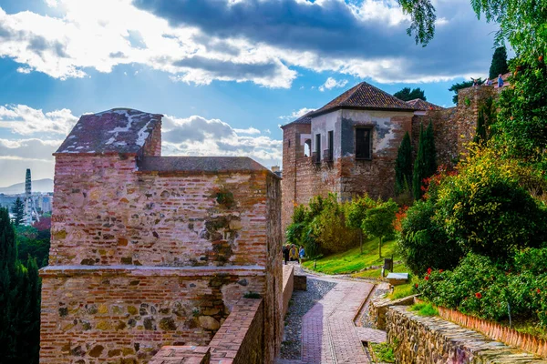 View Tower Alcazaba Fortress Malaga — Stock Photo, Image