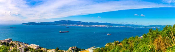 Aerial View Gibraltar Taken Top Moutain — стоковое фото