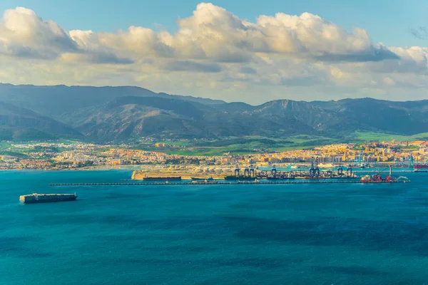 Veduta Aerea Del Porto Algeciras Spagna — Foto Stock