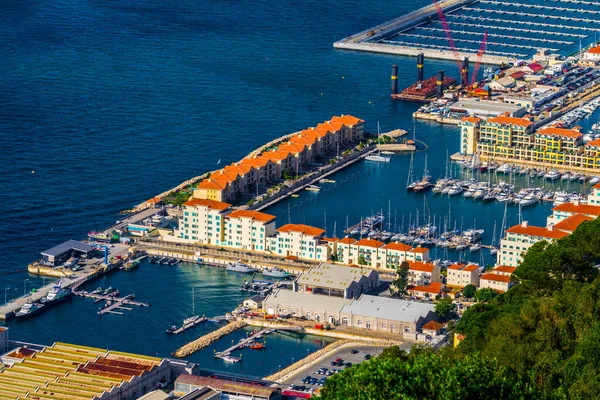 Ohara bataryasından alınan Cebelitarık limanının hava görüntüsü.