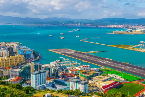 Cebelitarık havaalanının havadan görünüşü