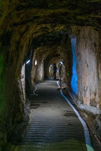 View Great Siege Tunnel Gibraltar — Foto Stock