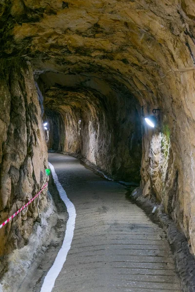 View Great Siege Tunnel Gibraltar — Stock Fotó