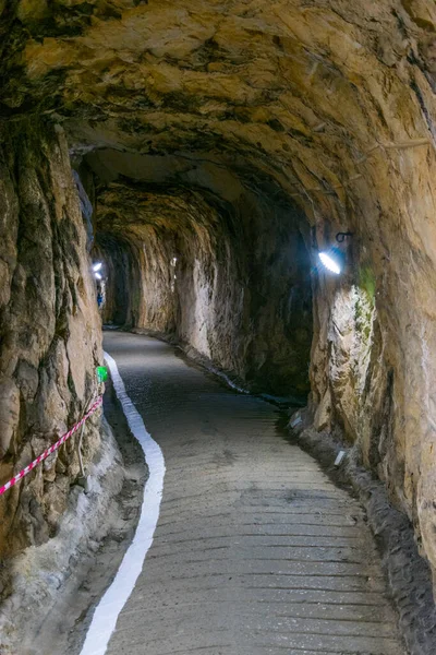 View Great Siege Tunnel Gibraltar — Stock Fotó