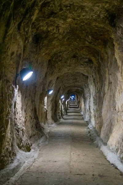 Uitzicht Grote Belegeringstunnel Gibraltar — Stockfoto