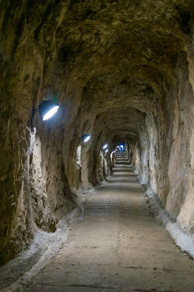 Вид Великий Облоговий Тунель Гібралтарі — стокове фото