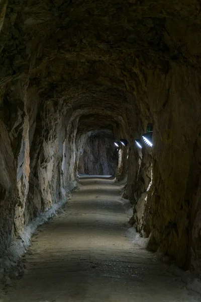 Uitzicht Grote Belegeringstunnel Gibraltar — Stockfoto