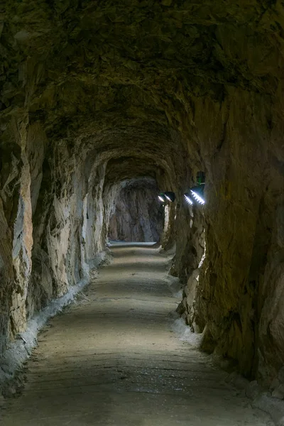 Widok Wielkiego Tunelu Oblężniczego Gibraltarze — Zdjęcie stockowe