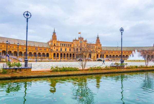 Spanya Nın Sevilla Şehrindeki Plaza Espana — Stok fotoğraf