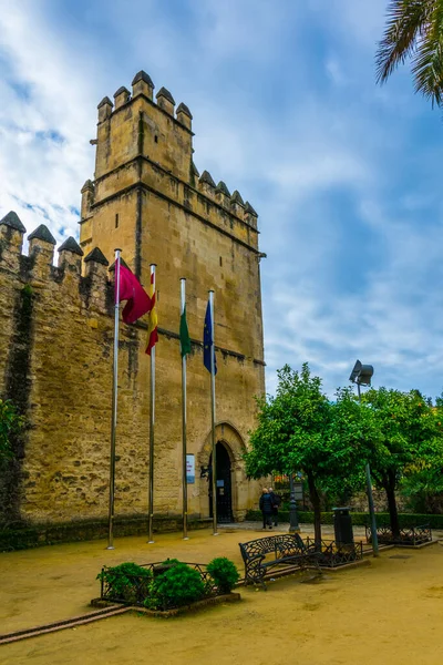 Alcazar Los Reyes Cristianos Královský Palác Kristánských Králů Španělském Městě — Stock fotografie