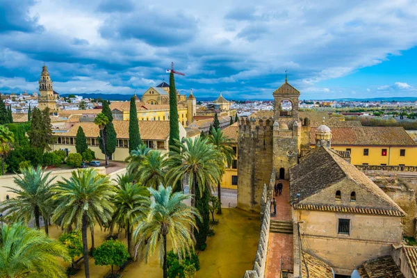 View Cordoba Alcazar Los Reyes Cristianos Royal Palace Cristian Kings — Stockfoto