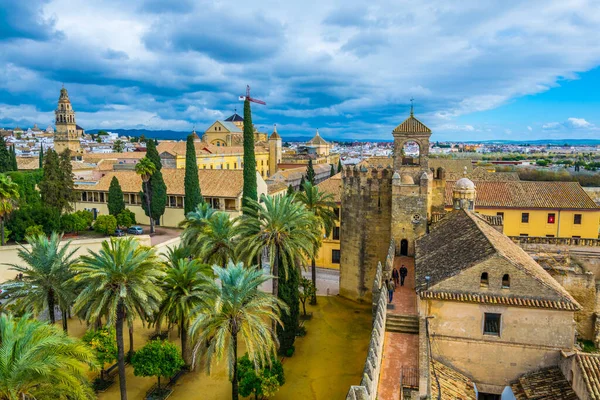 View Cordoba Alcazar Los Reyes Cristianos Royal Palace Cristian Kings — Stockfoto