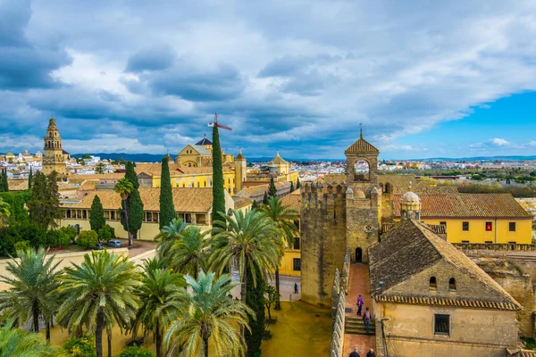 View Cordoba Alcazar Los Reyes Cristianos Royal Palace Cristian Kings — Stockfoto