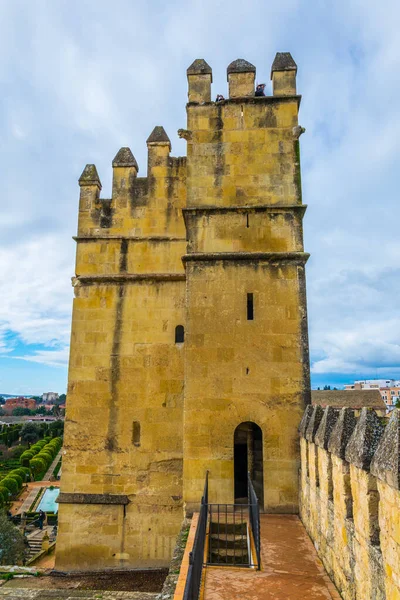 Alcazar de los reyes cristianos - İspanya 'nın Cordoba şehrindeki Cristian krallarının kraliyet sarayı