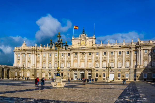 Королевский Дворец Мадриде Испания — стоковое фото