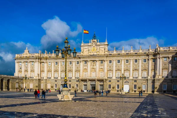 Kungliga Slottet Madrid Spanien — Stockfoto