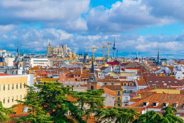 Aerial View Madrid Taken Top Almudea Cathedral Madrid — Stockfoto