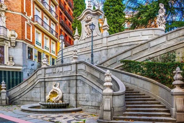 View Spiral Staircase Madrid — Stockfoto