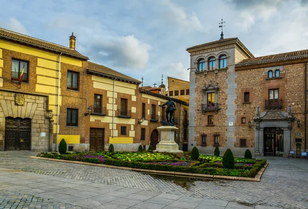 Plaza de La Villa in the old town of Madrid