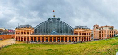 Madrid 'deki Atocha tren istasyonunun görüntüsü