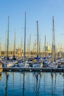port Vell in Barcelona, Spai