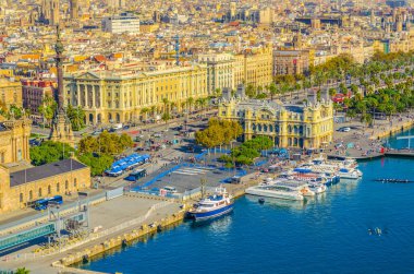 Barselona Liman İdaresi bir Colom, Spai anıtı inşa ediyor.