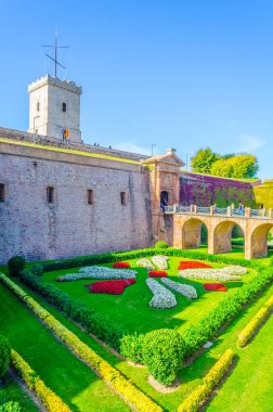 Barcelon 'daki Montjuic kalesi