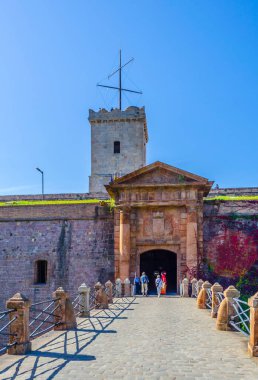 Barcelon 'daki Montjuic kalesi