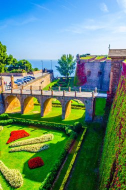 Barcelon 'daki Montjuic kalesi