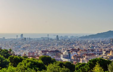 Barcelona 'nın havadan görünüşü, Spai