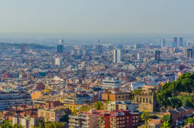 Barcelona 'nın havadan görünüşü, Spai