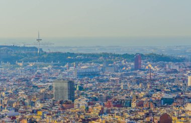 Barcelona 'nın havadan görünüşü, Spai