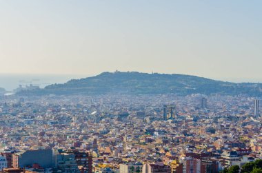 Barcelona 'nın havadan görünüşü, Spai