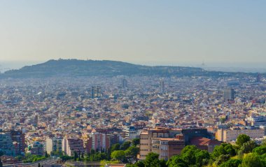 Barcelona 'nın havadan görünüşü, Spai