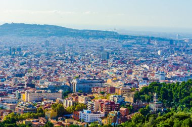 Barcelona 'nın havadan görünüşü, Spai