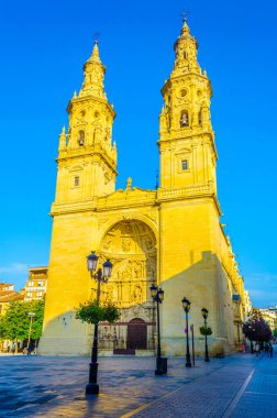 İspanya 'nın Logron şehrindeki Santa Maria de La Redonda Concatedral' ı