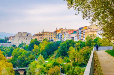 Pamplona 'nın havadan görünüşü, Spai