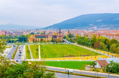 Pamplona 'nın havadan görünüşü, Spai