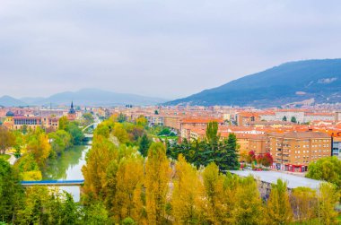 Pamplona 'nın havadan görünüşü, Spai