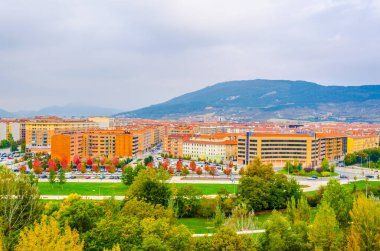 Pamplona 'nın havadan görünüşü, Spai