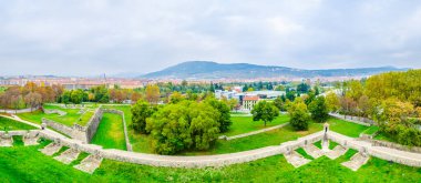 Pamplona, Spai 'de bir kale manzarası