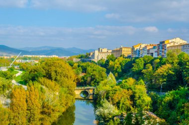 Pamplona 'nın havadan görünüşü, Spai