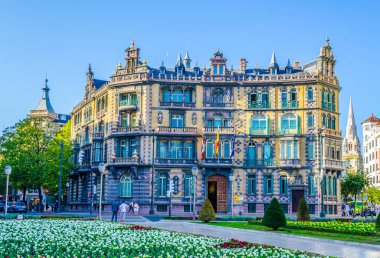 Bilbao, Spai 'deki Chavarri Sarayı manzarası