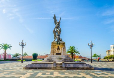 İspanya 'nın Santande şehrinde bir Meksika anıtı