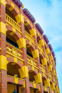 Zaragoza, Spai 'deki Toros Meydanı manzarası