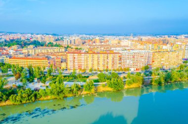Zaragoza 'nın havadan görünüşü, Spai
