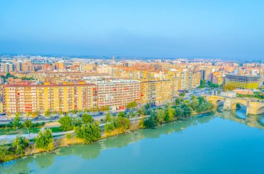 Zaragoza 'nın havadan görünüşü, Spai
