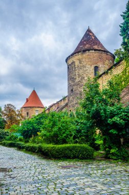 Zagreb katedralini çevreleyen duvarın bir kısmı