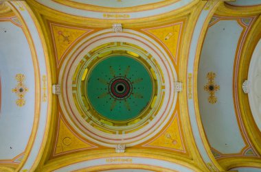 Zagreb mirogoj cemetary ceiling view, capital of Croatia